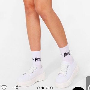 Nasty Gal Chunky Platform Sneakers